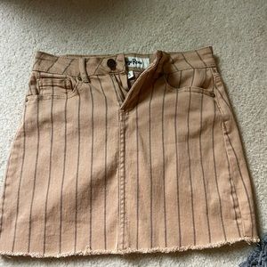 Brown Jean skirt